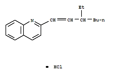 2-[(1E)-3-ethylhept-1-en-1-yl]quinoline molecular structure