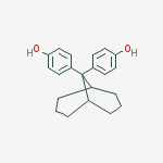 Phenol, 4,4'-bicyclo[3.3.1]non-9-ylidenebis- molecular structure