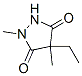 3,5-Pyrazolidinedione,  4-ethyl-1,4-dimethyl-