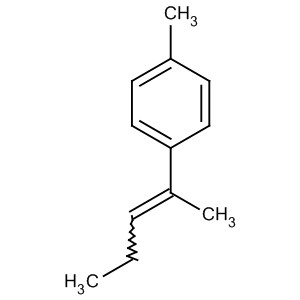 Benzene, 1-methyl-4-(1-methyl-1-butenyl)- molecular structure