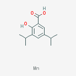 2-hydroxy-3,5-di(propan-2-yl)benzoic acid - manganese (2:1)