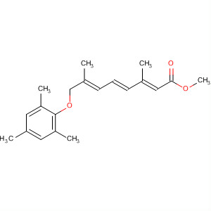 2,4,6-Octatrienoic acid, 3,7-dimethyl-8-(2,4,6-trimethylphenoxy)-, methylester, (2E,4E,6E)-