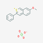 7-methoxy-3-phenylisothiochromenylium;perchlorate