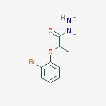2-(2-bromophenoxy)propanehydrazide molecular structure