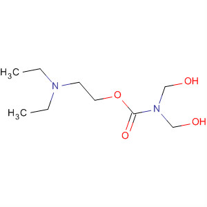 Carbamic acid, bis(hydroxymethyl)-, 2-(diethylamino)ethyl ester