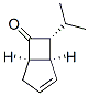 BICYCLO[3.2.0]HEPT-2-EN-6-ONE,7-(ISOPROPYL)-,(1A,5A,7A)- molecular structure