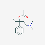 1-(dimethylamino)-3-phenylpentan-3-yl acetate