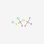 Methanesulfenyl chloride, chlorofluoro[(trifluoromethyl)seleno]- molecular structure