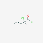 Pentanoyl chloride, 2-chloro-2-methyl-