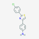 Benzenamine, 4-[2-(4-chlorophenyl)-4-thiazolyl]-