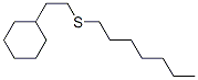[2-(Heptylthio)ethyl]cyclohexane molecular structure