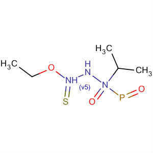 Phosphoramidohydrazidothioic acid, N-(1-methylethyl)-, O-ethyl ester molecular structure