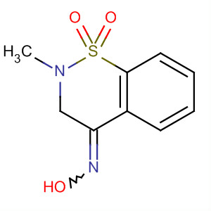 4H-1,2-Benzothiazin-4-one, 2,3-dihydro-2-methyl-, oxime, 1,1-dioxide
