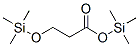 3-[(Trimethylsilyl)oxy]propionic acid trimethylsilyl ester molecular structure