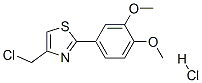 4-(CHLOROMETHYL)-2-(3,4-DIMETHOXYPHENYL)-1,3-THIAZOLE HYDROCHLORIDE molecular structure