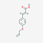 (e)-3-(4-prop-2-enoxyphenyl)prop-2-enoic Acid molecular structure