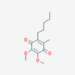 2,5-Cyclohexadiene-1,4-dione, 2,3-dimethoxy-5-methyl-6-pentyl- molecular structure