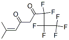 7,7,8,8,9,9,9-heptafluoro-2-methyl-non-2-ene-4,6-dione molecular structure