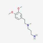 1,3-Propanediamine, N-[2-(3,4-dimethoxyphenyl)ethyl]-N-methyl- molecular structure