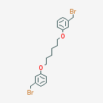 Benzene, 1,1'-[1,6-hexanediylbis(oxy)]bis[3-(bromomethyl)-