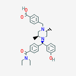 4-[[(2r,5s)-4-[(r)-[4-(diethylcarbamoyl)phenyl]-(3-hydroxyphenyl)methyl]-2,5-dimethylpiperazin-1-yl]methyl]benzoic Acid molecular structure