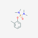 Phosphorodiamidic acid, tetramethyl-, 2-methylphenyl ester molecular structure