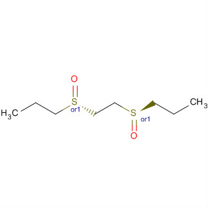 Propane, 1-[(R)-[2-[(S)-propylsulfinyl]ethyl]sulfinyl]-, rel- molecular structure