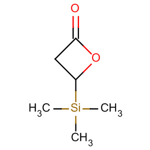 2-Oxetanone, 3-(trimethylsilyl)- molecular structure