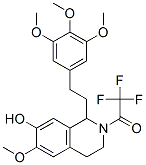 1,2,3,4-Tetrahydro-6-methoxy-2-(trifluoroacetyl)-1-[2-(3,4,5-trimethoxyphenyl)ethyl]-7-isoquinolinol