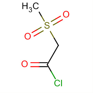 Acetyl chloride, (methylsulfonyl)- molecular structure