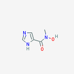 N-HYDROXY-N-METHYL-1H-IMIDAZOLE-4-CARBOXAMIDE molecular structure