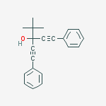 1,4-Pentadiyn-3-ol, 3-(1,1-dimethylethyl)-1,5-diphenyl- molecular structure