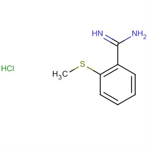 Benzenecarboximidamide, 2-(methylthio)-, monohydrochloride molecular structure