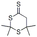 2,2,6,6-Tetramethyl-1,3-dithiane-4-thione molecular structure