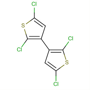 3,3'-Bithiophene, 2,2',5,5'-tetrachloro- molecular structure