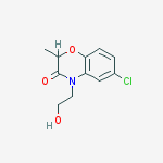 6-chloro-4-(2-hydroxyethyl)-2-methyl-1,4-benzoxazin-3-one