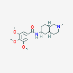 N-[(4aS,8aR)-2-methyl-3,4,4a,5,6,7,8,8a-octahydro-1H-isoquinolin-6-yl]-3,4,5-trimethoxybenzamide molecular structure