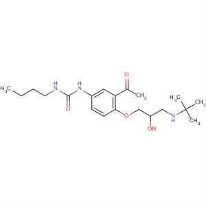 Urea,N-[3-acetyl-4-[3-[(1,1-dimethylethyl)amino]-2-hydroxypropoxy]phenyl]-N'-butyl-