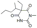 5-Ethyl-1-methyl-5-(1-methylbutyl)-2,4,6(1H,3H,5H)-pyrimidinetrione molecular structure