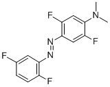 2,2',5,5'-Tetrafluoro-4-dimethylaminoazobenzene molecular structure