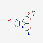 tert-butyl {1-[2-(hydroxyamino)-2-oxoethyl]-5-methoxy-2-methyl-1H-indol-3-yl}acetate
