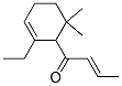 (E)-1-(2-ethyl-6,6-dimethyl-2-cyclohexen-1-yl)-2-buten-1-one molecular structure