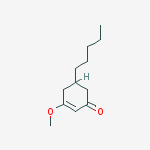 3-methoxy-5-pentylcyclohex-2-en-1-one molecular structure
