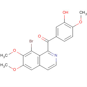 Methanone,(8-bromo-6,7-dimethoxy-1-isoquinolinyl)(3-hydroxy-4-methoxyphenyl)-