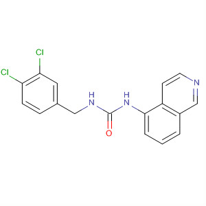 Urea, N-[(3,4-dichlorophenyl)methyl]-N'-5-isoquinolinyl- molecular structure