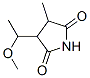 3-(1-Methoxyethyl)-4-methyl-2,5-pyrrolidinedione molecular structure