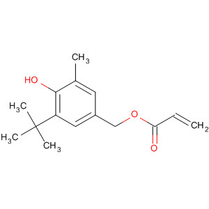 2-Propenoic acid,[3-(1,1-dimethylethyl)-4-hydroxy-5-methylphenyl]methyl ester molecular structure