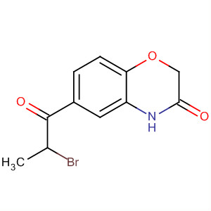 2H-1,4-Benzoxazin-3(4H)-one, 6-(2-bromo-1-oxopropyl)-