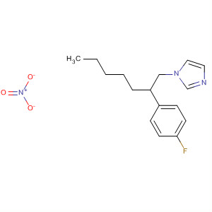 1H-Imidazole, 1-[2-(4-fluorophenyl)heptyl]-, mononitrate