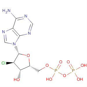 Adenosine 5'-(trihydrogen diphosphate), 2'-chloro-2'-deoxy- molecular structure